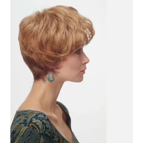 19, VILÁGOS-BARNA, SELYEM FÉNYŰ PARÓKA