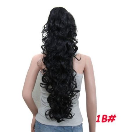 TERMÉSZETES FEKETE LÓFAROK 72cm. 180 grammos