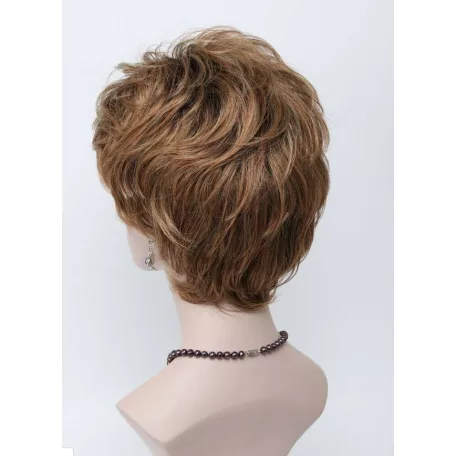 17, SÖTÉT MÉLY-BARNA PARÓKA, GYÖNYÖRŰ DÚS, VALÓDI HAJ FELHASZNÁLÁSÁVAL! 