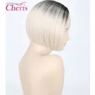 93, MODERN VANÍLIA-SZŐKE BUBI SZÉP SELYEM-FÉNYŰ OMBRE PARÓKA