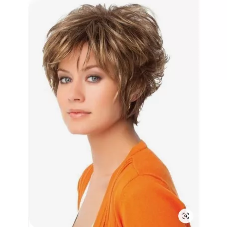 14, ELEGÁNS, TERMÉSZETES SÖTÉTSZŐKEVILÁGOSSZŐKE MIX PARÓKA KÜLÖNLEGESSÉG, PRÉMIUM MINŐSÉG!