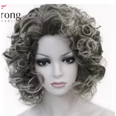   BARNÁSAN ÖSZÜLŐ-EZÜST RENDKÍVÜL ELEGÁNS, SZÉP DÚS PARÓKA, EXTRA PRÉMIUM MINŐSÉG