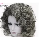 BARNÁSAN ÖSZÜLŐ-EZÜST RENDKÍVÜL ELEGÁNS, SZÉP DÚS PARÓKA, EXTRA PRÉMIUM MINŐSÉG