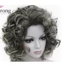 BARNÁSAN ÖSZÜLŐ-EZÜST RENDKÍVÜL ELEGÁNS, SZÉP DÚS PARÓKA, EXTRA PRÉMIUM MINŐSÉG