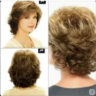 106, VILÁGOS-BARNA DIVATOS, SLANKÍTÓ PARÓKA (tarkóján sötétebb)