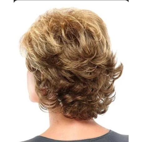 106, VILÁGOS-BARNA DIVATOS, SLANKÍTÓ PARÓKA (tarkóján sötétebb)