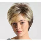 27/C, EGYSZERŰ SZŐKE-MIX SLANKÍTÓ FAZONÚ PARÓKA (a tarkóján sötétebb, ezáltal keskenyíti az arcot)