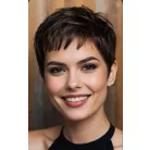 BABI 8, DIVATOS FÚSAN RÖVID PIXI PARÓKA, VALÓDI HAJ FELHASZNÁLÁSÁVAL!