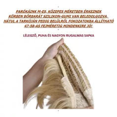   ADÉL 2/A, DIVATOS, BARNA PARÓKA,  ENYHE KIS MELÍRRALVALÓDI HAJ FELHASZNÁLÁSÁVAL!