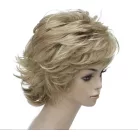 34, VILÁGOS-BARNA, DIVATOSAN "TÉPETT"  PARÓKA, egyszerű minőség