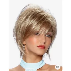   MATILDA2, MODERN TERMÉSZETES-SZŐKE PARÓKA, VALÓDI HAJ FELHASZNÁLÁSÁVAL! 