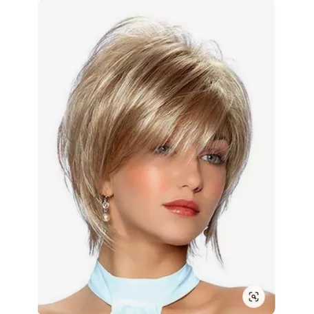 MATILDA2, MODERN TERMÉSZETES-SZŐKE PARÓKA, VALÓDI HAJ FELHASZNÁLÁSÁVAL! 