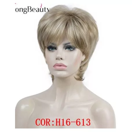 MATILDA2, MODERN TERMÉSZETES-SZŐKE PARÓKA, VALÓDI HAJ FELHASZNÁLÁSÁVAL! 