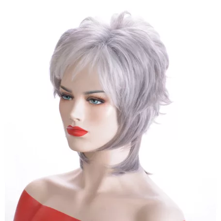 NELLI 4. ELEGÁNS, DIVATOSAN "TÉPETT" PARÓKA, VALÓDI HAJ FELHASZNÁLÁSÁVAL