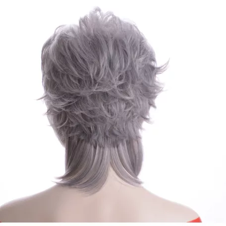 NELLI 4. ELEGÁNS, DIVATOSAN "TÉPETT" PARÓKA, VALÓDI HAJ FELHASZNÁLÁSÁVAL