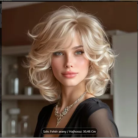 20, VOGUE, KÜLÖNLEGES, VILÁGOSSZŐKE PARÓKA, PRÉMIUM MINŐSÉG