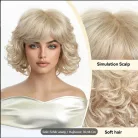 20, VOGUE, KÜLÖNLEGES, VILÁGOSSZŐKE PARÓKA, PRÉMIUM MINŐSÉG