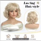 20, VOGUE, KÜLÖNLEGES, VILÁGOSSZŐKE PARÓKA, PRÉMIUM MINŐSÉG