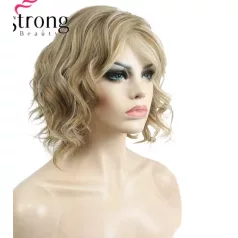   53a, TRENDY FAZON! TERMÉSZETES-SZŐKE PARÓKA, PRÉMIUM MINŐSÉG!