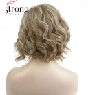 53a, TRENDY FAZON! TERMÉSZETES-SZŐKE PARÓKA, PRÉMIUM MINŐSÉG!