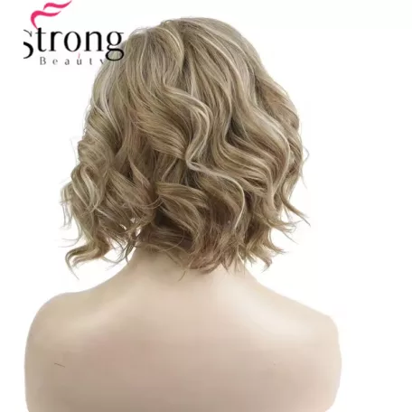 53a, TRENDY FAZON! TERMÉSZETES-SZŐKE PARÓKA, PRÉMIUM MINŐSÉG!