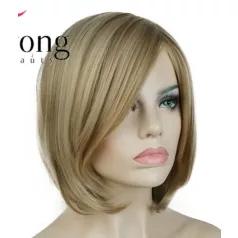   ELEGÁNS SÖTÉTSZŐKE DIVATOS BUBI FRIZURA, VALÓDI HAJ FELHASZNÁLÁSÁVAL