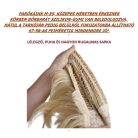 ELEGÁNS SÖTÉTSZŐKE DIVATOS BUBI FRIZURA, VALÓDI HAJ FELHASZNÁLÁSÁVAL