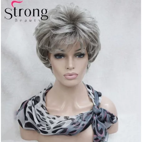 IDA2, EZÜSTÖS-SZŐKE COLOR MIX PARÓKA, VALÓDI HAJ FELHASZNÁLÁSÁVAL