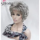 IDA2, EZÜSTÖS-SZŐKE COLOR MIX PARÓKA, VALÓDI HAJ FELHASZNÁLÁSÁVAL