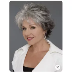   88,  FIATALOS EZÜST-ŐSZ PARÓKA, TARKÓJÁN SÖTÉTEBB, PRÉMIUM MINŐSÉG!