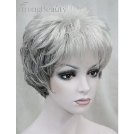 88,  FIATALOS EZÜST-ŐSZ PARÓKA, TARKÓJÁN SÖTÉTEBB, PRÉMIUM MINŐSÉG!