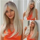 VOUGE! VILÁGOSSZŐKE HOSSZÚ OMBRE PARÓKA, VALÓDI HAJ FELHASZNÁLÁSÁVAL
