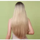 DIVATOS SÖTÉTSZŐKE OMBRE PARÓKA, VALÓDI HAJ FELHASZNÁLÁSÁVAL! 