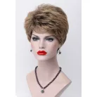 155, TERMÉSZETES ARANY-BARNA FIÚSAN RÖVID PARÓKA, EXTRA PRÉMIUM MINŐSÉG!