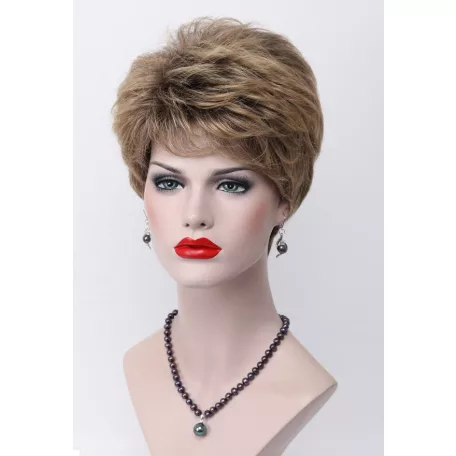 155, TERMÉSZETES ARANY-BARNA FIÚSAN RÖVID PARÓKA, EXTRA PRÉMIUM MINŐSÉG!