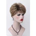 155, TERMÉSZETES ARANY-BARNA FIÚSAN RÖVID PARÓKA, EXTRA PRÉMIUM MINŐSÉG!