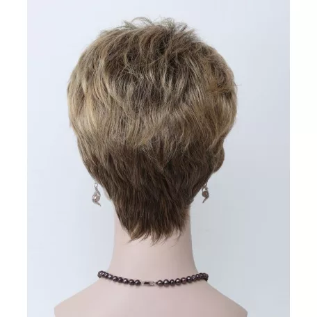 155, TERMÉSZETES ARANY-BARNA FIÚSAN RÖVID PARÓKA, EXTRA PRÉMIUM MINŐSÉG!