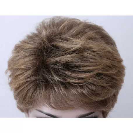 155, TERMÉSZETES ARANY-BARNA FIÚSAN RÖVID PARÓKA, EXTRA PRÉMIUM MINŐSÉG!