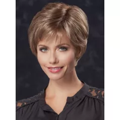   EMESE, DIVATOS, NAGYON JÓ FAZONÚ SÖTÉT-SZŐKE PARÓKA, VALÓDI HAJ FELHASZNÁLÁSÁVAL! 