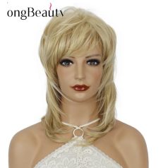 1, dekorativ, elegant blonde Perücken