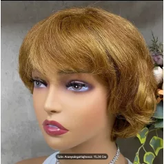 7, VILÁGOS ARANY-BARNA EGYSZERŰ PARÓKA, 