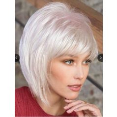   48a, DIVATOS RÓZSASZÍNES EZÜST BUBI PARÓKA, PRÉMIUM MINŐSÉG