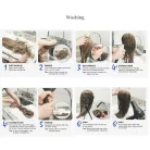 5, EGYSZERŰ GESZTENYEBARNA, ENYHÉN MELÍROZOTT RÖVID paróka, 