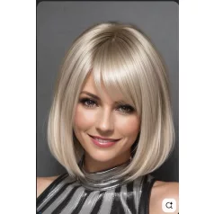   HELGA 2, SZŐKE SZÍNÁTMENETES, KÜLÖNLEGESEN SZÉP KLEOPÁTRA PARÓKA, VALÓDI HAJ FELHASZNÁLÁSÁVAL! 