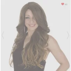   97, GYÖNYÖRŰ, DIVATOS OMBRE ELEGÁNS SÖTÉTBARNA, HULLÁMOS PARÓKA, EXTRA PRÉMIUM MINŐSÉG!