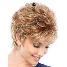   222, SZŐKE, "BERAKOTT" HATÁSÚ ELEGÁNS PARÓKA, EXTRA PRÉMIUM MINŐSÉG!