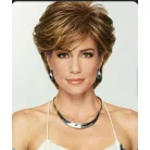 1, VILÁGOSBARNA DIVATOS PARÓKA, VALÓDI HAJ FELHASZNÁLÁSÁVAL