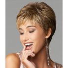 FIATALOS  MODERN SÖTÉTSZŐKE RÖVID PARÓKA, COLOR MIX, VALÓDI HAJ FELHASZNÁLÁSÁVAL! 