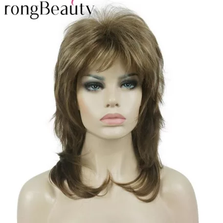 11, ELEGÁNS  BARNA PARÓKA paróka, PRÉMIUM MINŐSÉG!