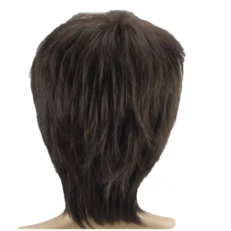 15, SZÉP MELEGBARNA FIÚS FRIZURA, PRÉMIUM MINŐSÉG